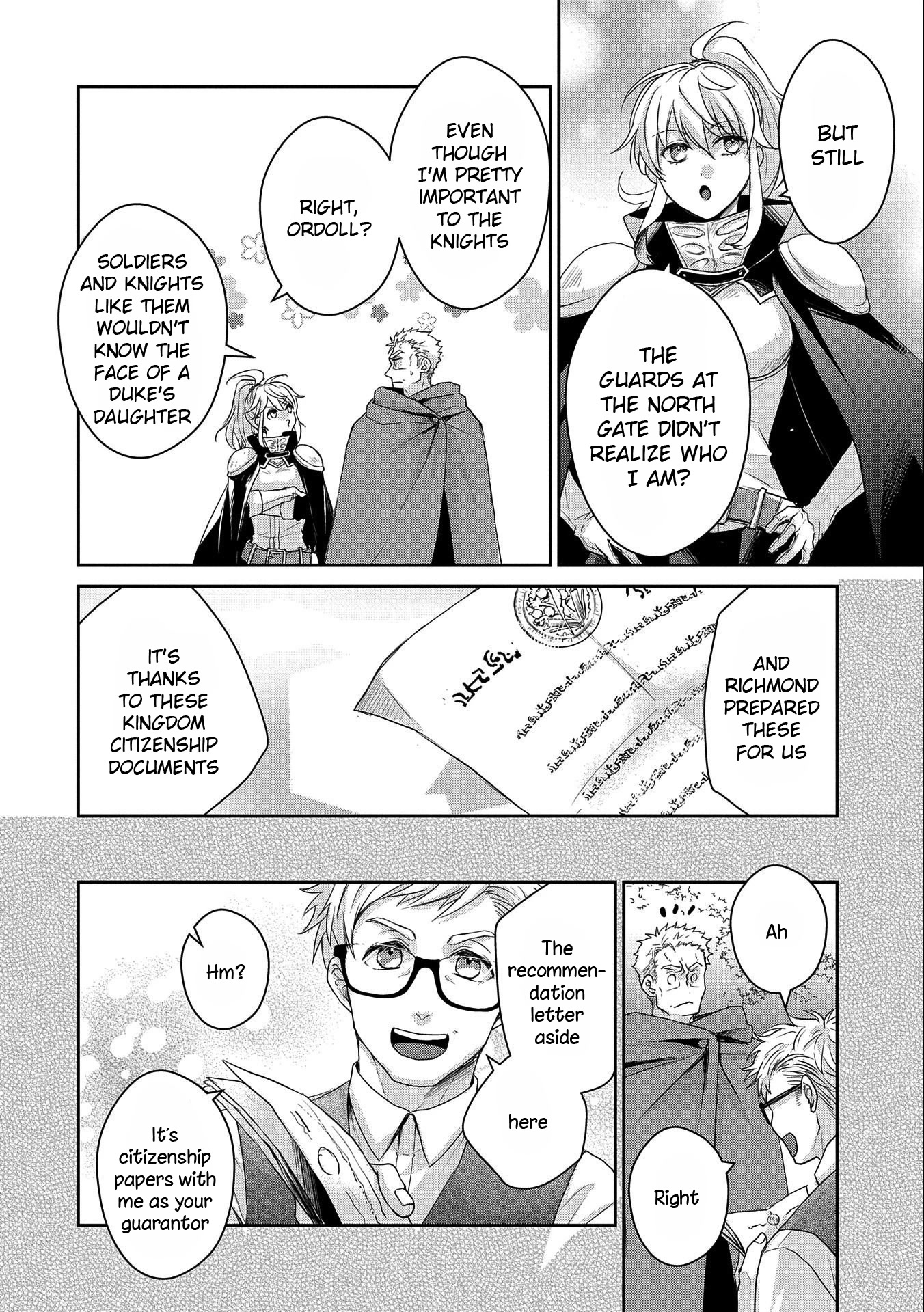 Senki to Yobareta Otoko, Ouke ni Ansatsu Saretara Musume wo Hiroi, Issho ni Slow Life wo Hajimeru Chapter 20 page 12 - Chapter 20