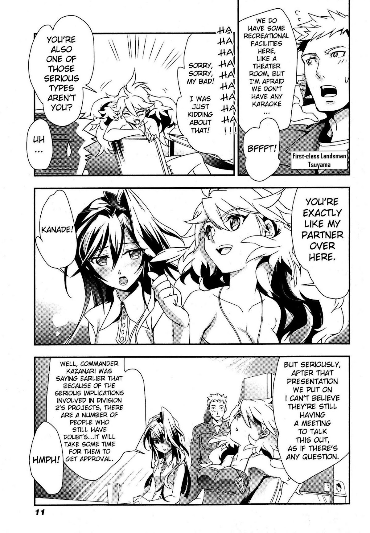 Senki Zesshou Symphogear Chapter 1 page 11 - Chapter 1