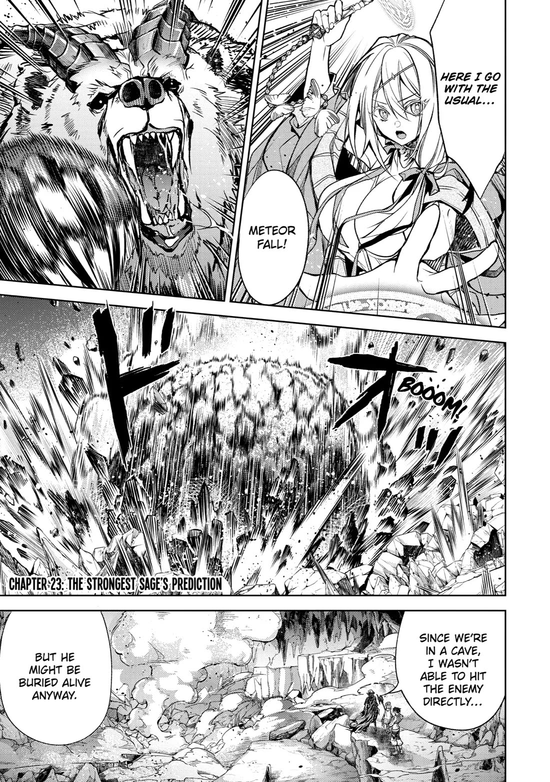 Senmetsumadou no Saikyou Kenja: Musai no Kenja, Madou wo Kiwame Saikyou e Itaru Chapter 23 page 1 - Chapter 23: The Strongest Sage's Prediction