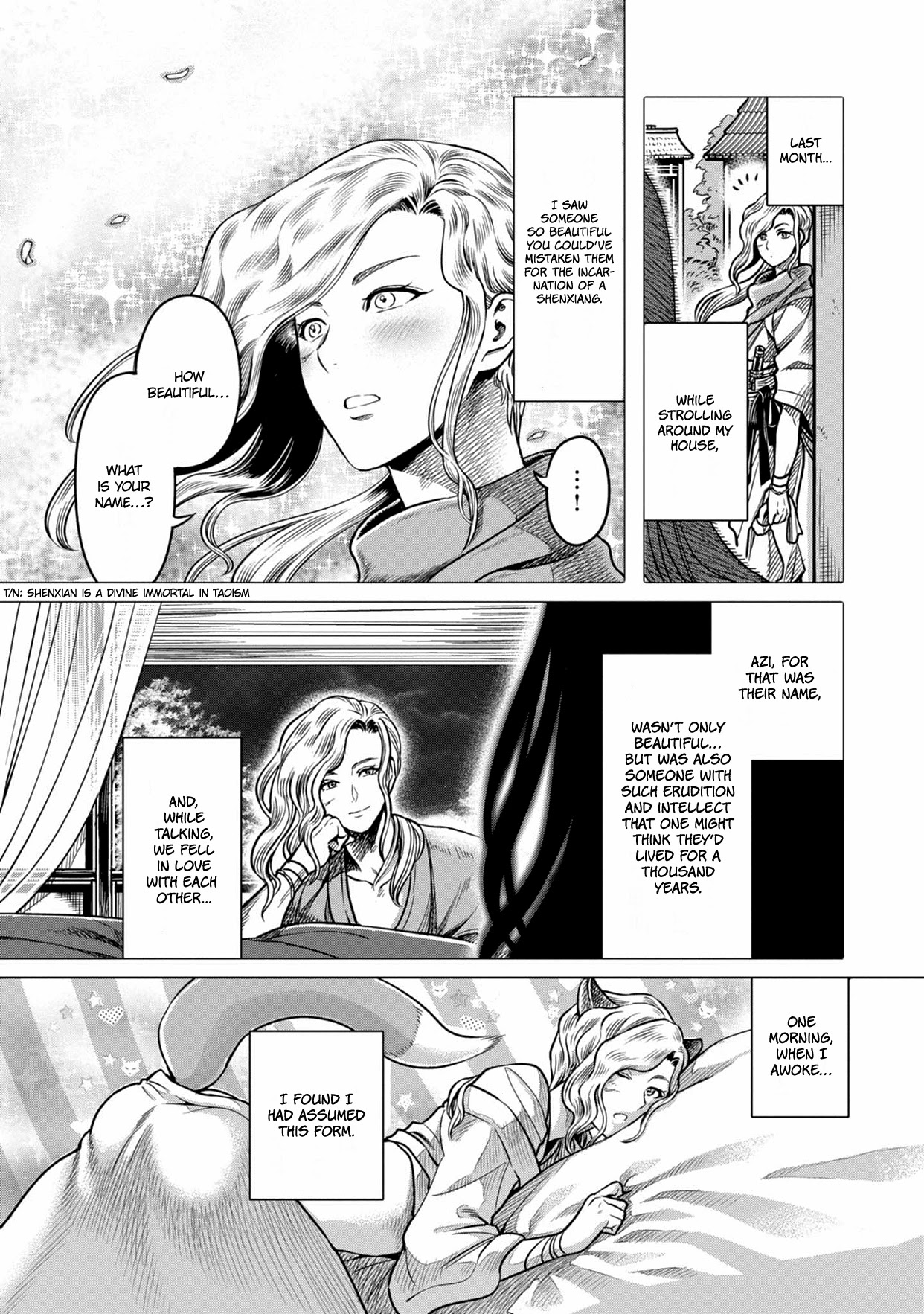 Sennen Kitsune Chapter 5 page 4 - Chapter 5: Wang Lingxiao Meets the Fox