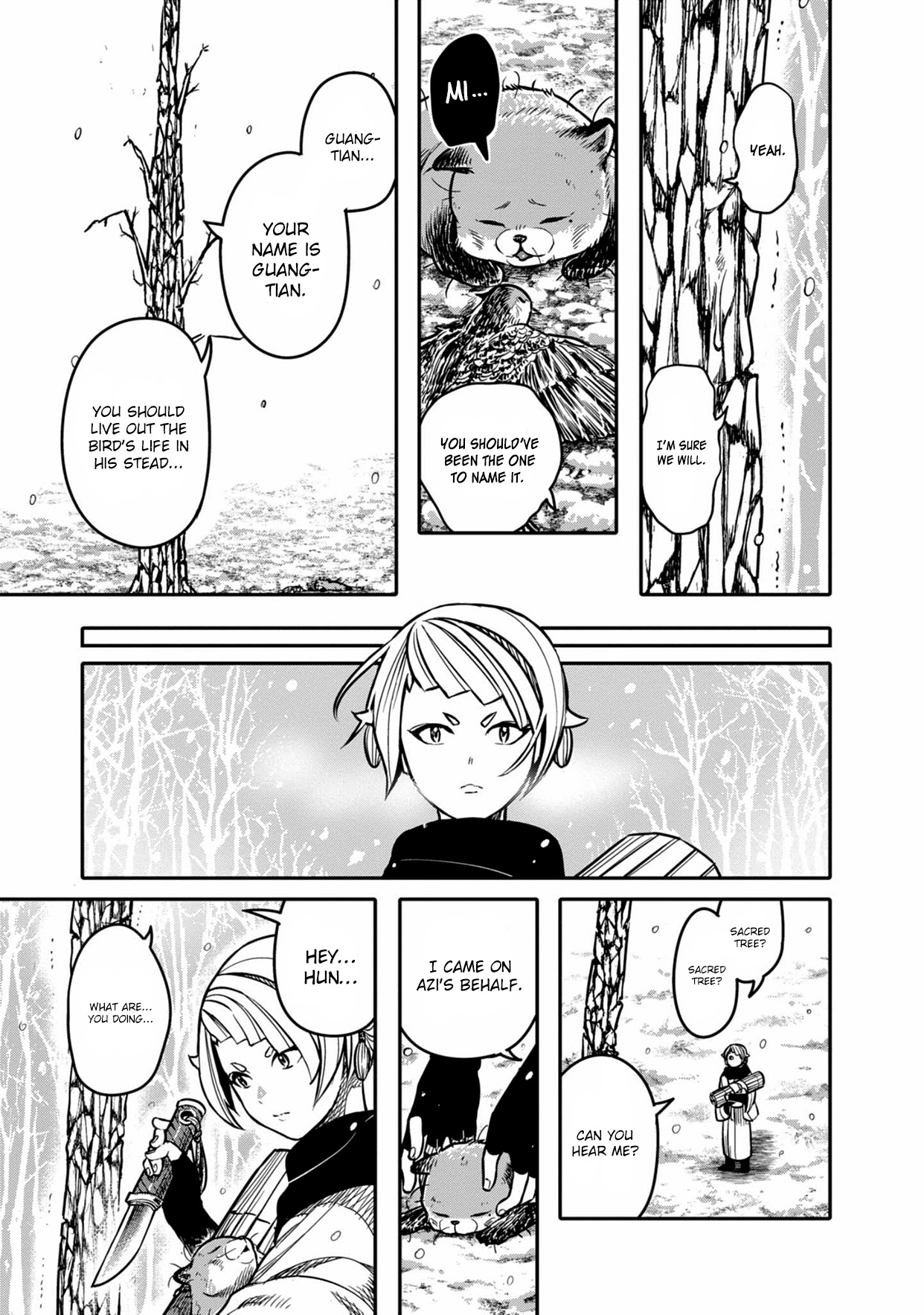 Sennen Kitsune Chapter 6 page 21 - Chapter 6: Sacred Tree Meets the Fox