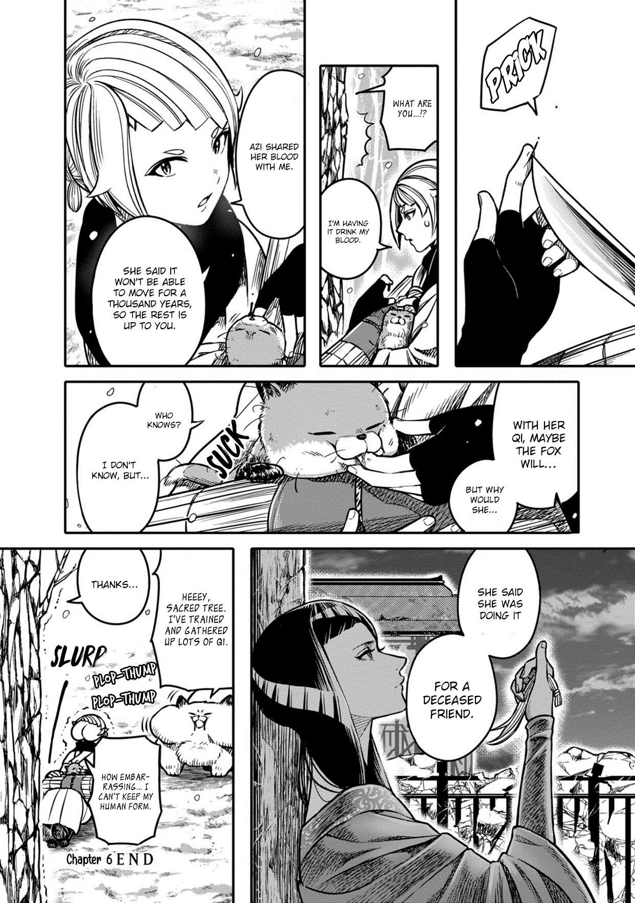 Sennen Kitsune Chapter 6 page 22 - Chapter 6: Sacred Tree Meets the Fox