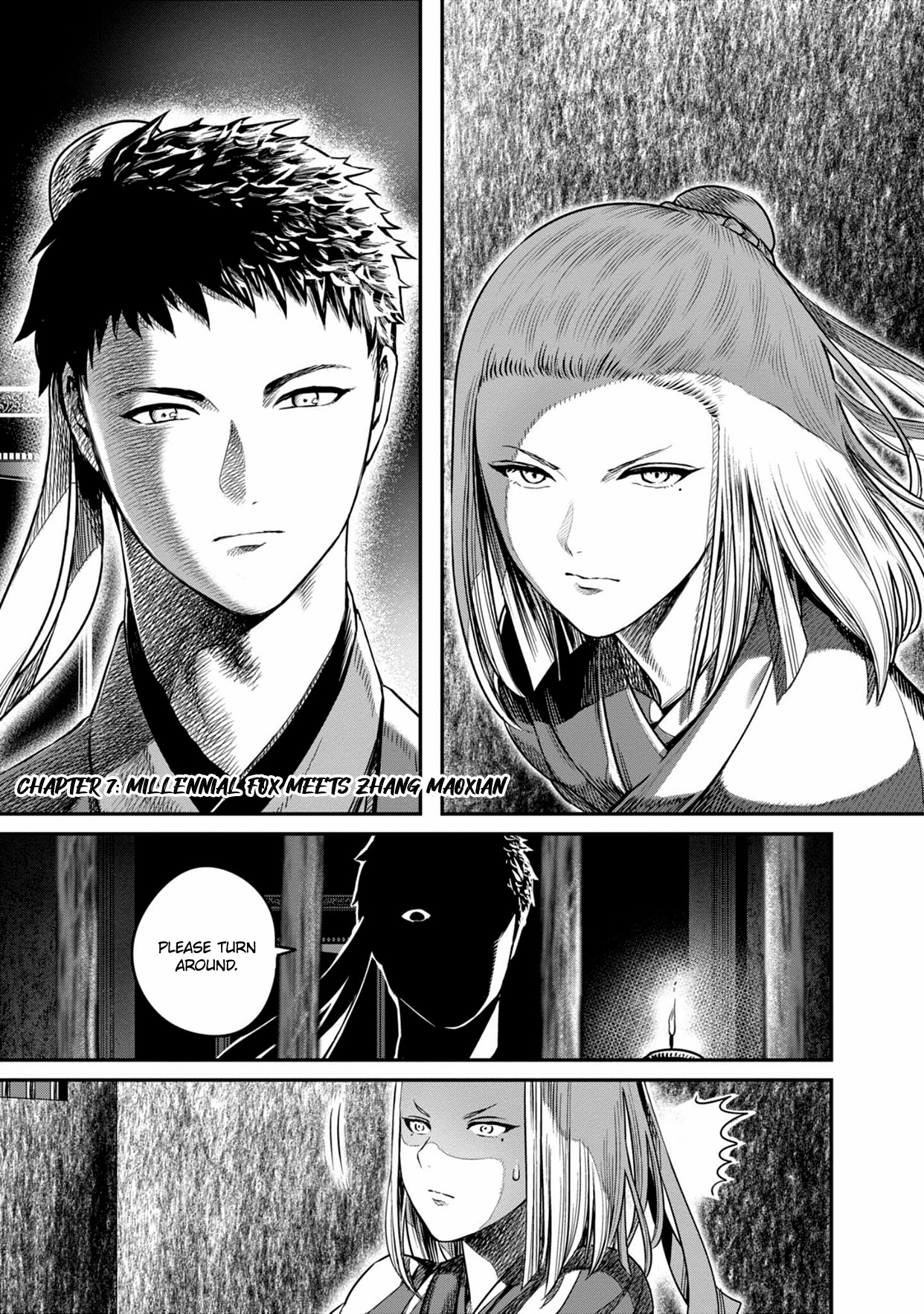 Sennen Kitsune Chapter 7 page 1 - Chapter 7: Millennial Fox Meets Zhang Maoxi...