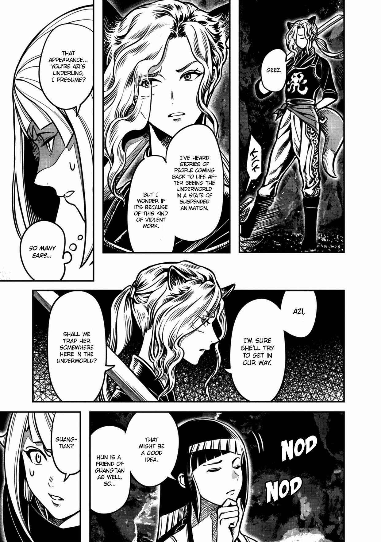 Sennen Kitsune Chapter 8 page 17 - Chapter 8: Chaos, Inquiring the Fox