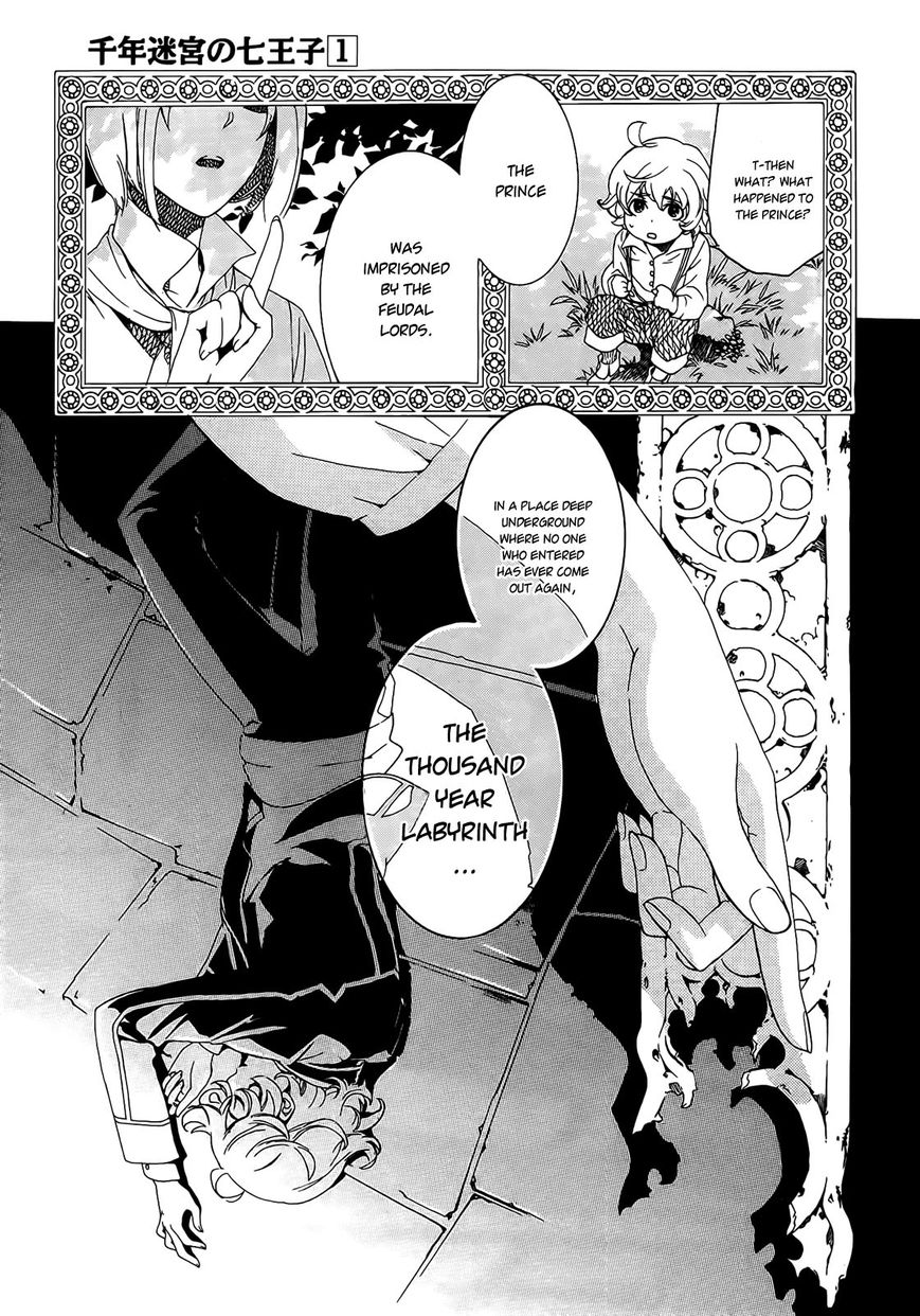 Sennen Meikyuu no Nana Ouji Chapter 1 page 8 - Chapter 1 : Act 1