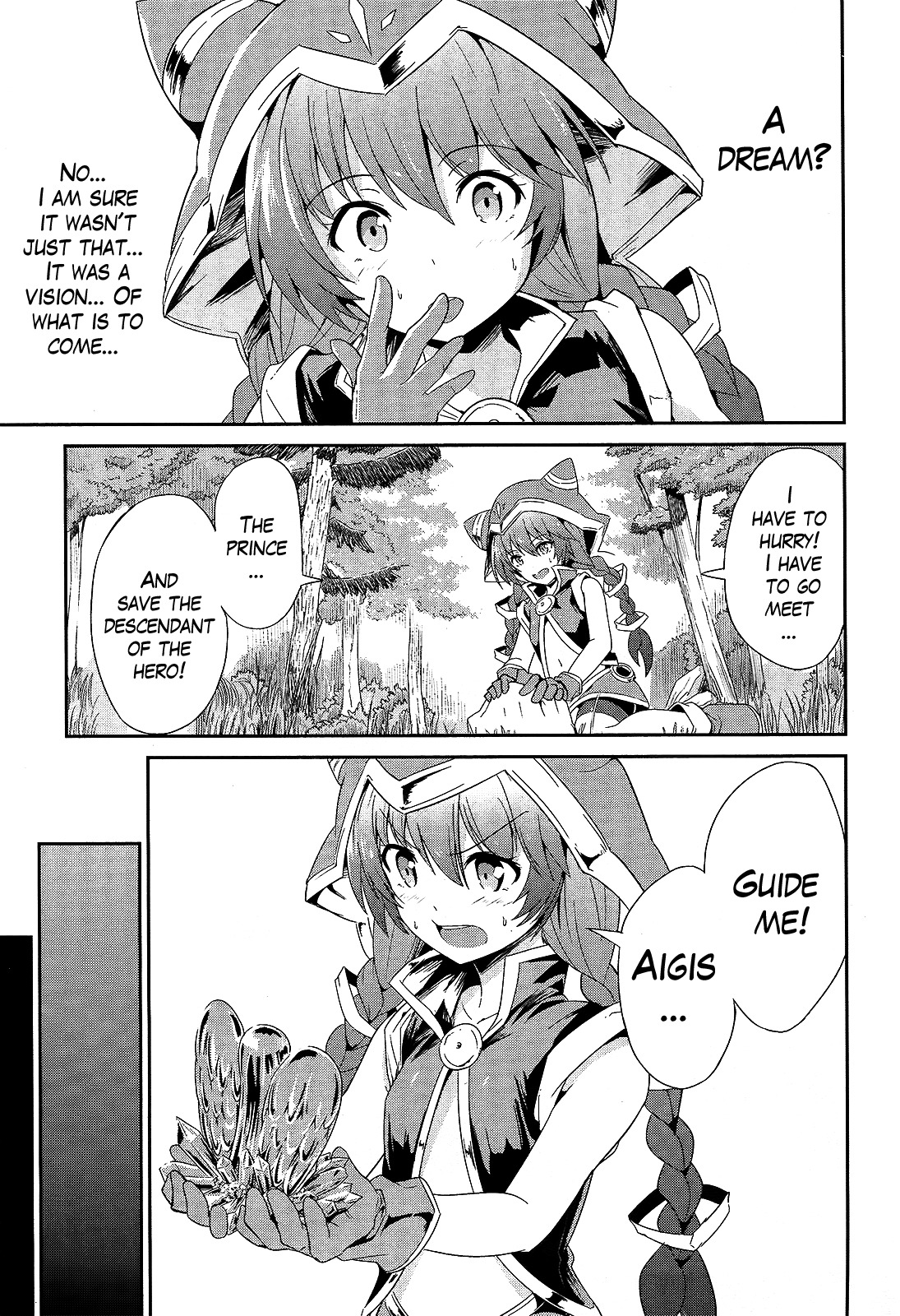 Sennen Sensou Aigis - Eiyuu no Kizuna Chapter 1 page 24 - Chapter 1
