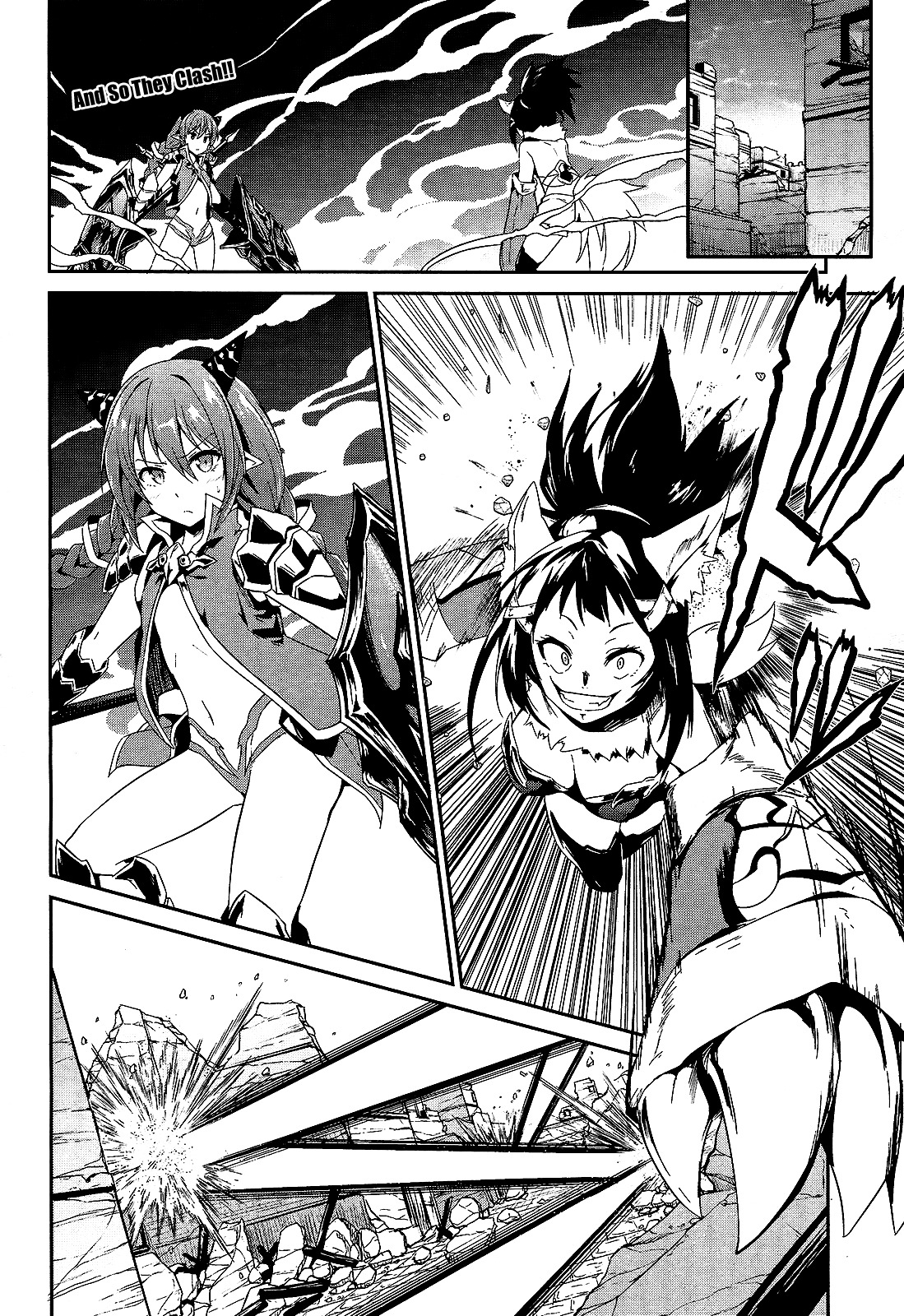 Sennen Sensou Aigis - Eiyuu no Kizuna Chapter 10 page 2 - Chapter 10