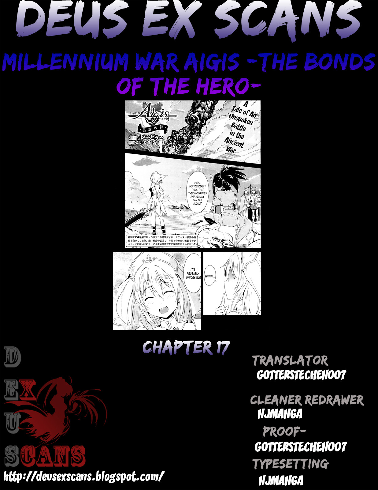 Sennen Sensou Aigis - Eiyuu no Kizuna Chapter 17 page 38 - Chapter 17
