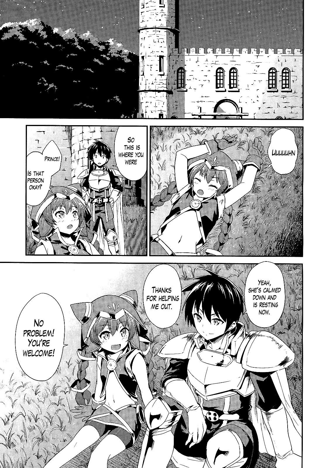 Sennen Sensou Aigis - Eiyuu no Kizuna Chapter 3 page 13 - Chapter 3