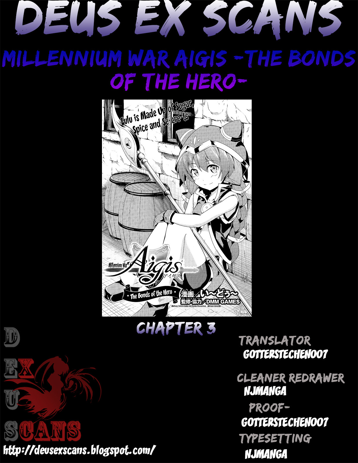 Sennen Sensou Aigis - Eiyuu no Kizuna Chapter 3 page 34 - Chapter 3
