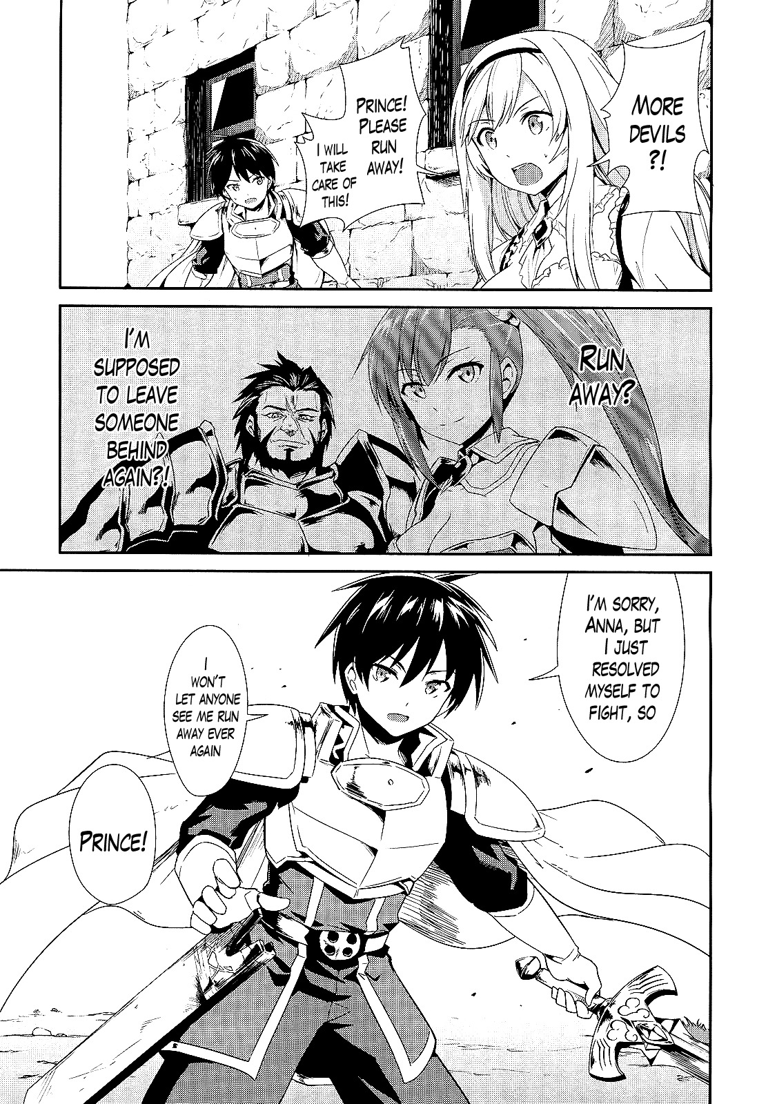 Sennen Sensou Aigis - Eiyuu no Kizuna Chapter 3 page 9 - Chapter 3
