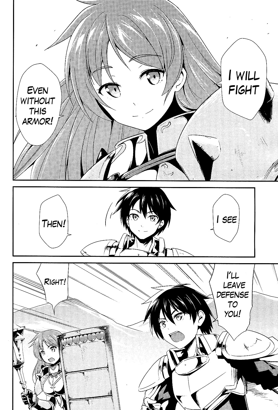 Sennen Sensou Aigis - Eiyuu no Kizuna Chapter 4 page 30 - Chapter 4
