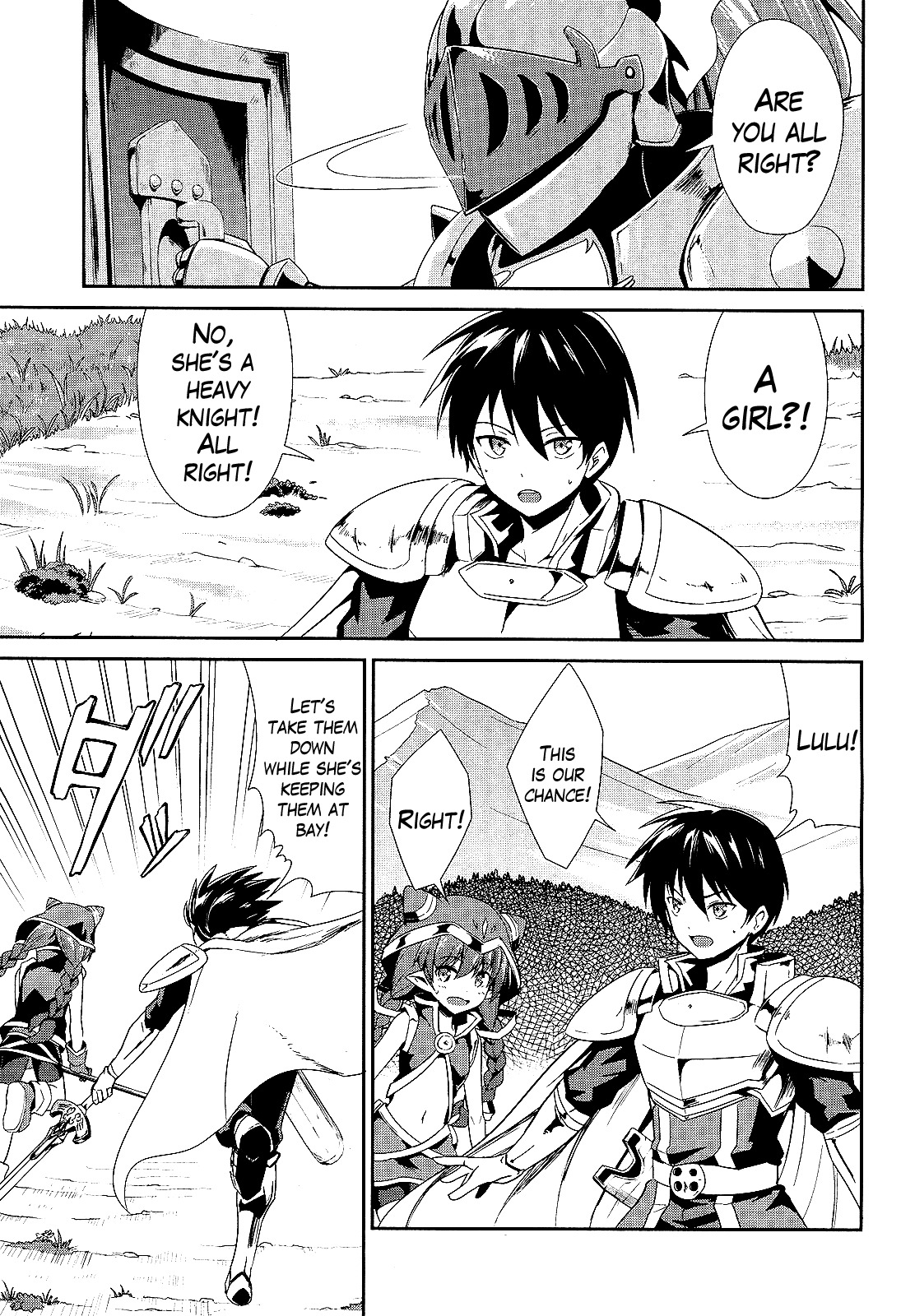 Sennen Sensou Aigis - Eiyuu no Kizuna Chapter 4 page 5 - Chapter 4