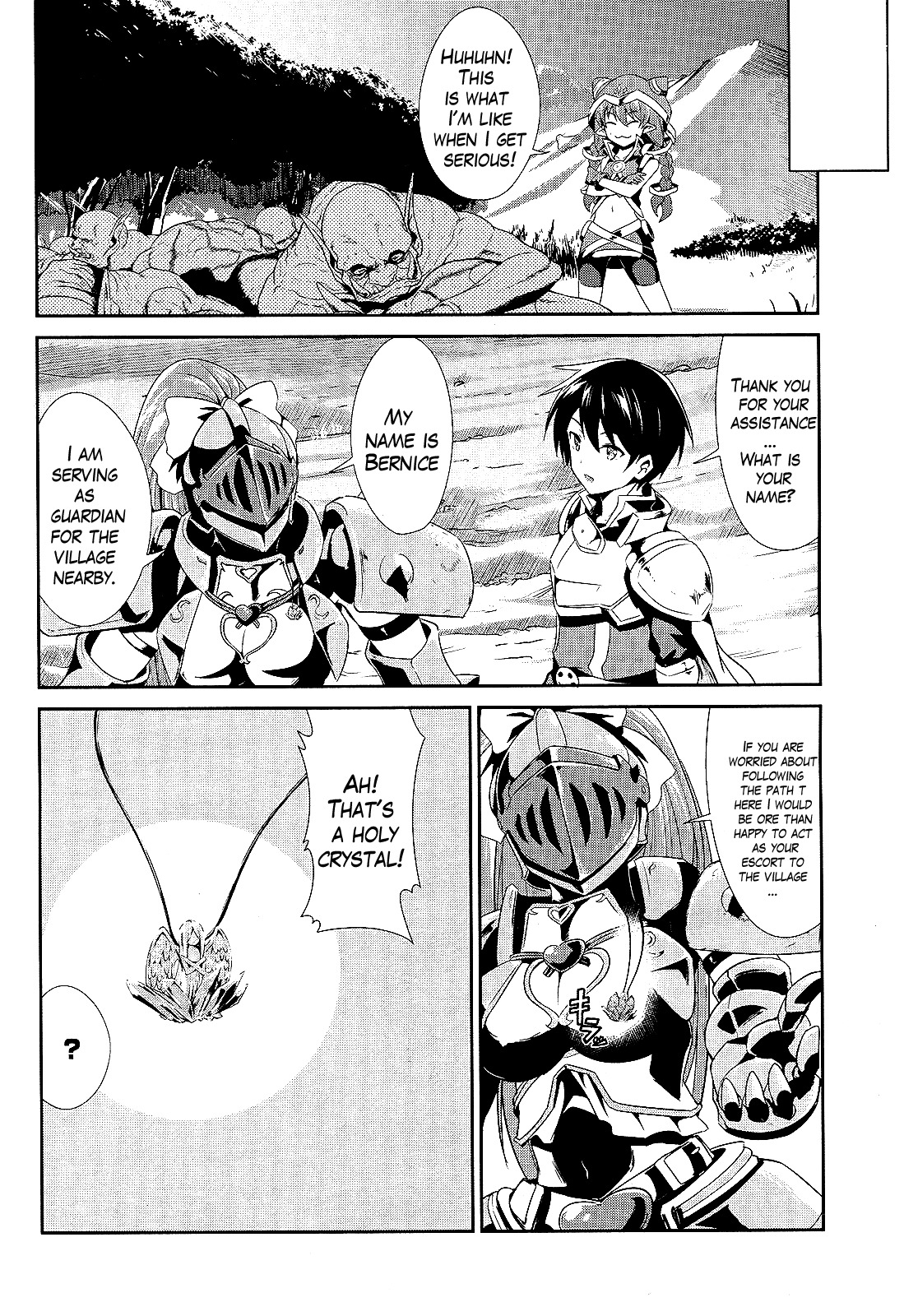 Sennen Sensou Aigis - Eiyuu no Kizuna Chapter 4 page 6 - Chapter 4