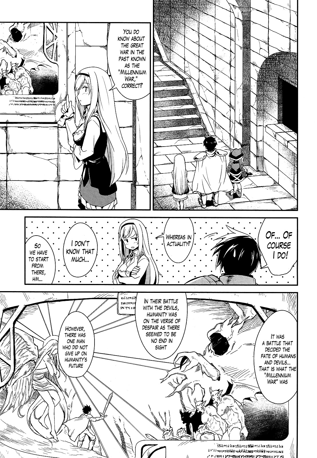 Sennen Sensou Aigis - Eiyuu no Kizuna Chapter 6 page 7 - Chapter 6