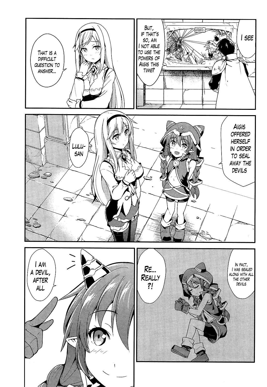 Sennen Sensou Aigis - Eiyuu no Kizuna Chapter 6 page 9 - Chapter 6