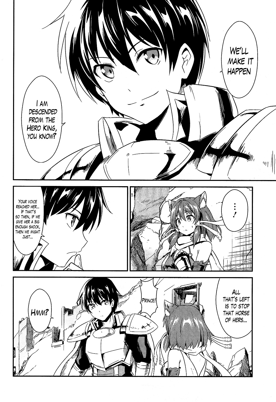 Sennen Sensou Aigis - Eiyuu no Kizuna Chapter 8 page 21 - Chapter 8