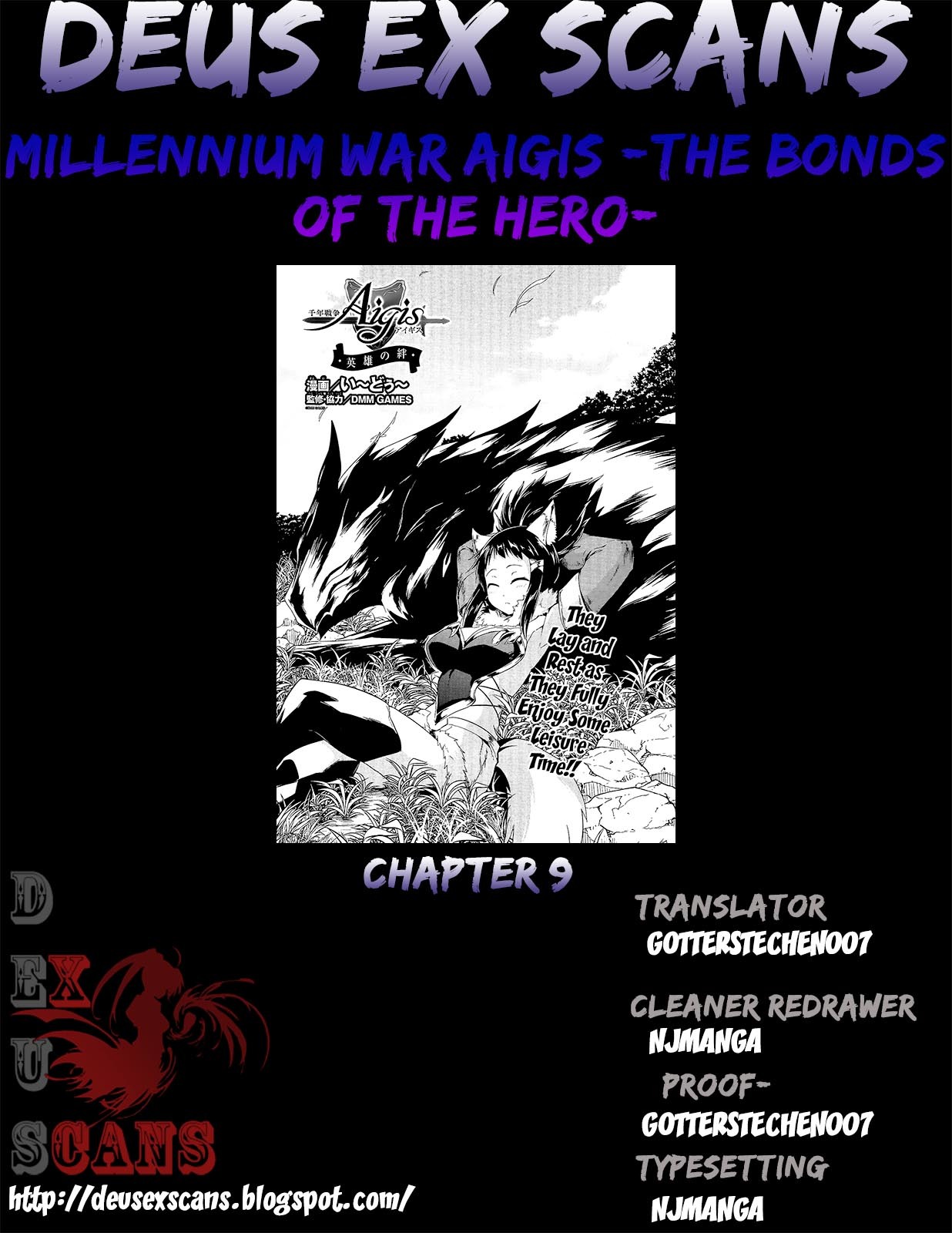 Sennen Sensou Aigis - Eiyuu no Kizuna Chapter 9 page 36 - Chapter 9