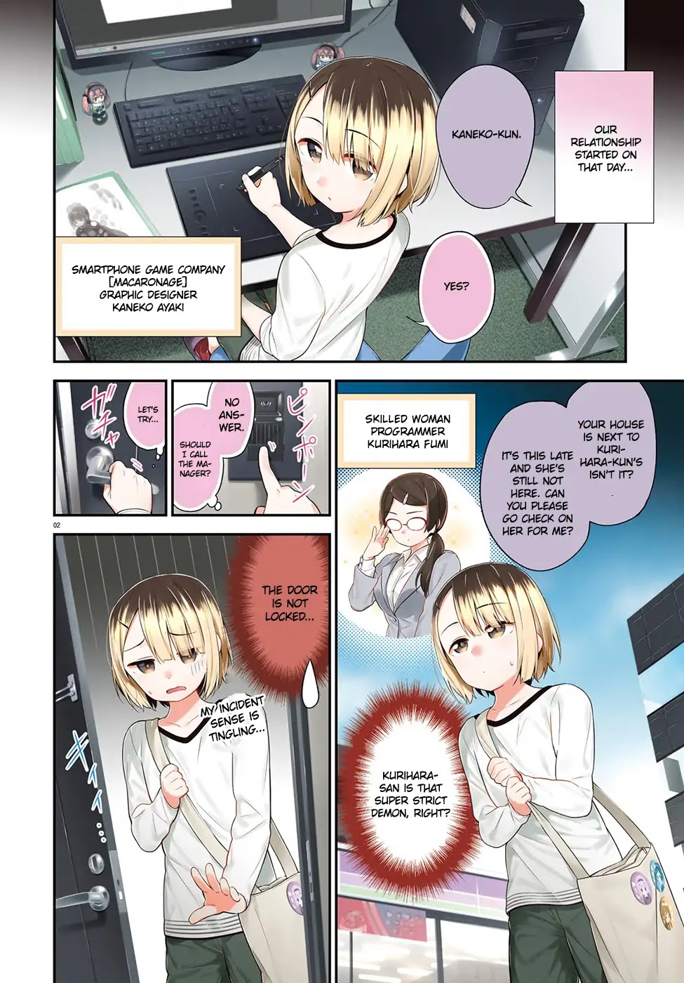 Senpai Can't Change Her Clothes Chapter 1 page 2 - Chapter 1