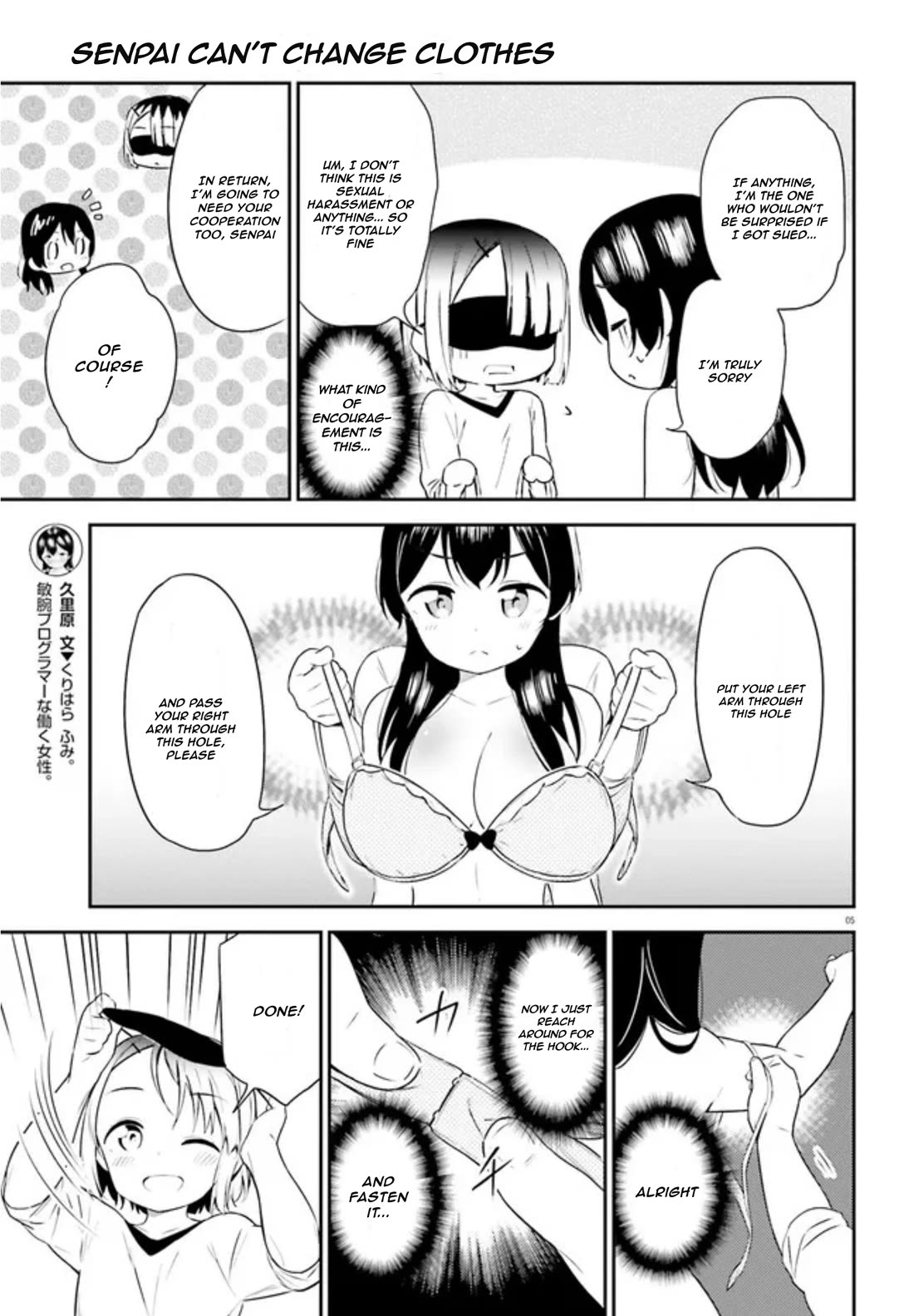 Senpai Can't Change Her Clothes Chapter 2 page 5 - Chapter 2