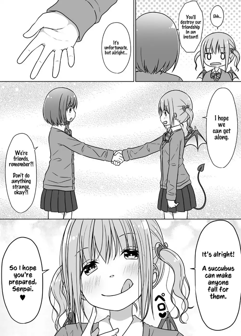 Senpai Doesn't Want To Fall For Her Kouhai Chapter 1 page 4 - Chapter 1