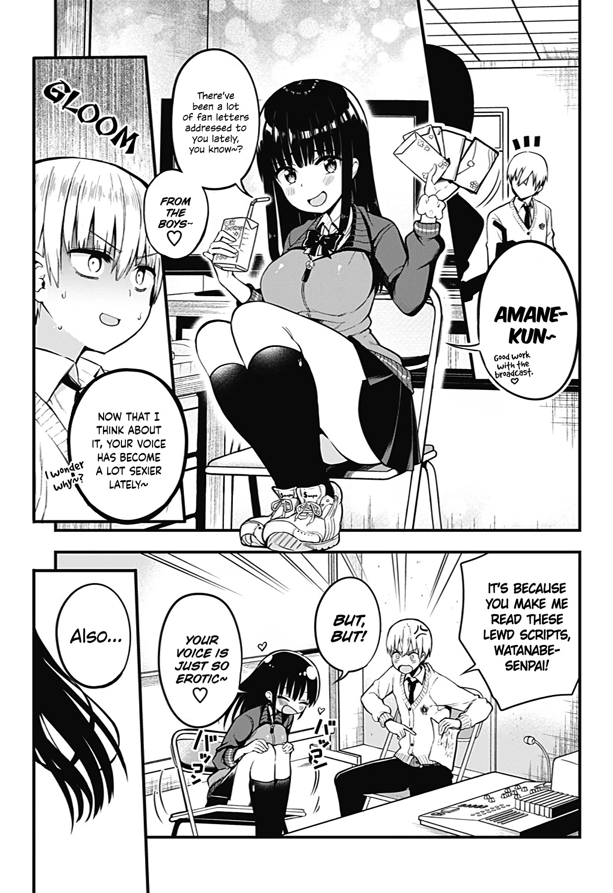 Senpai! Don't Be Comforted By My Voice! Chapter 1 page 6 - Chapter 1: track.0