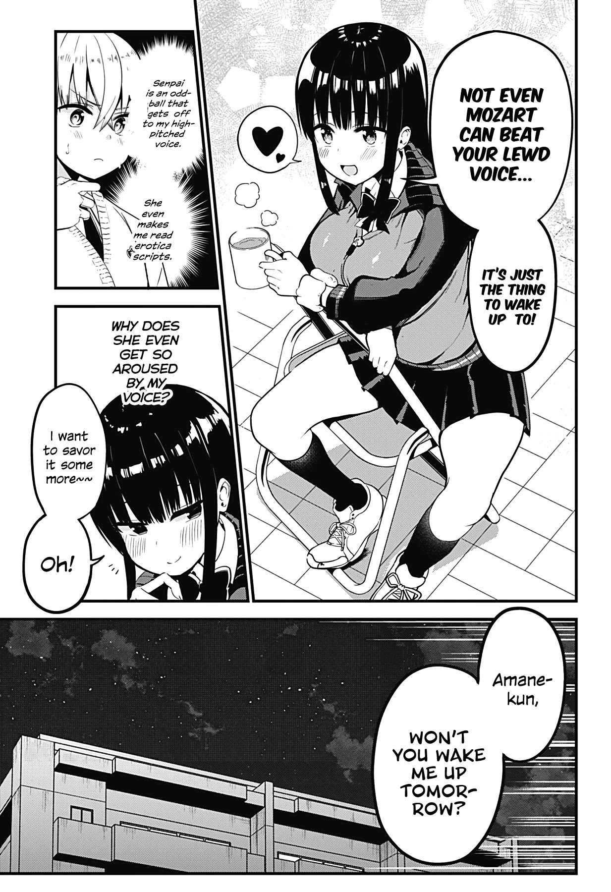 Senpai! Don't Be Comforted By My Voice! Chapter 2 page 7 - Chapter 2: track.1