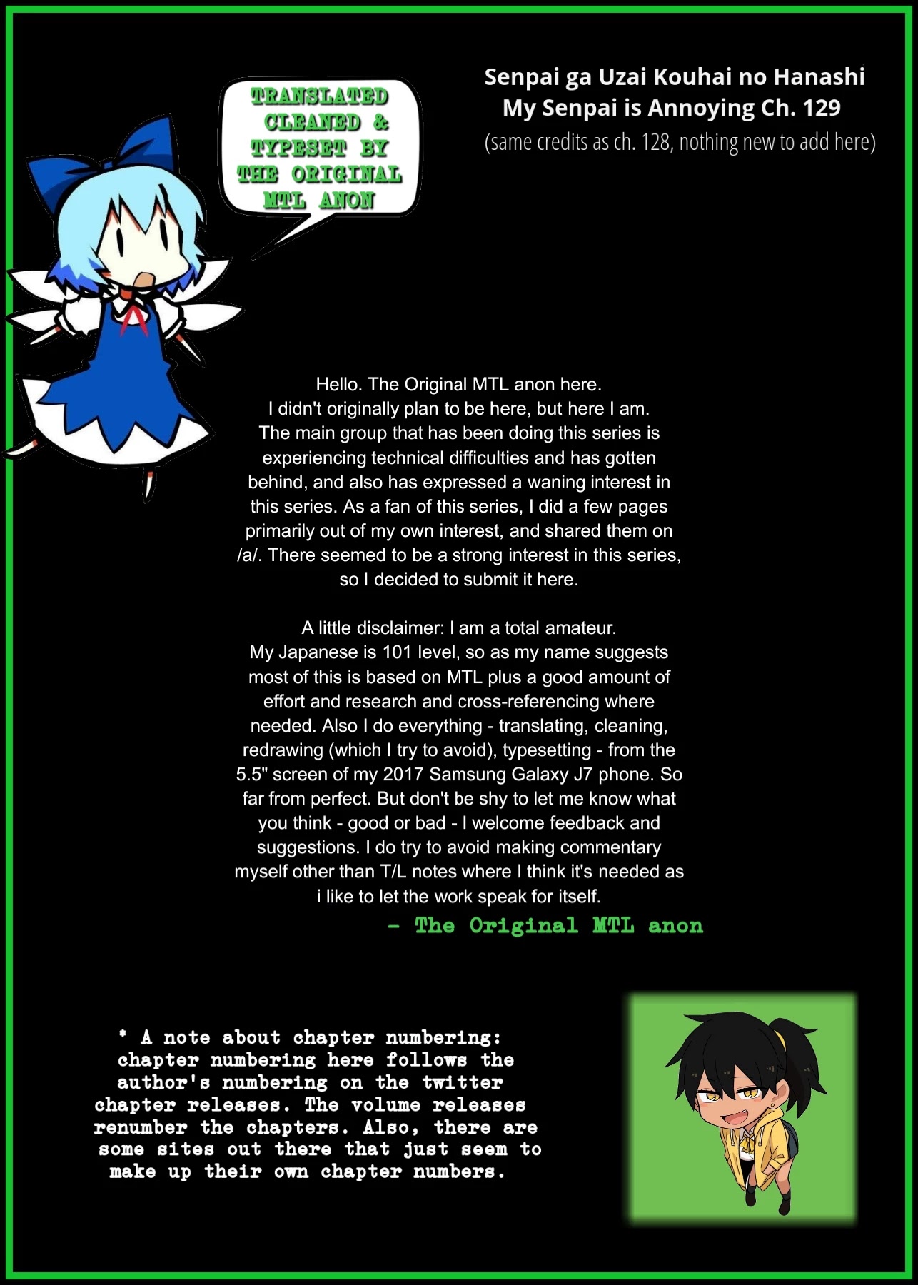 Senpai ga Urusai Kouhai no Hanashi Chapter 133 page 5 - Chapter 133