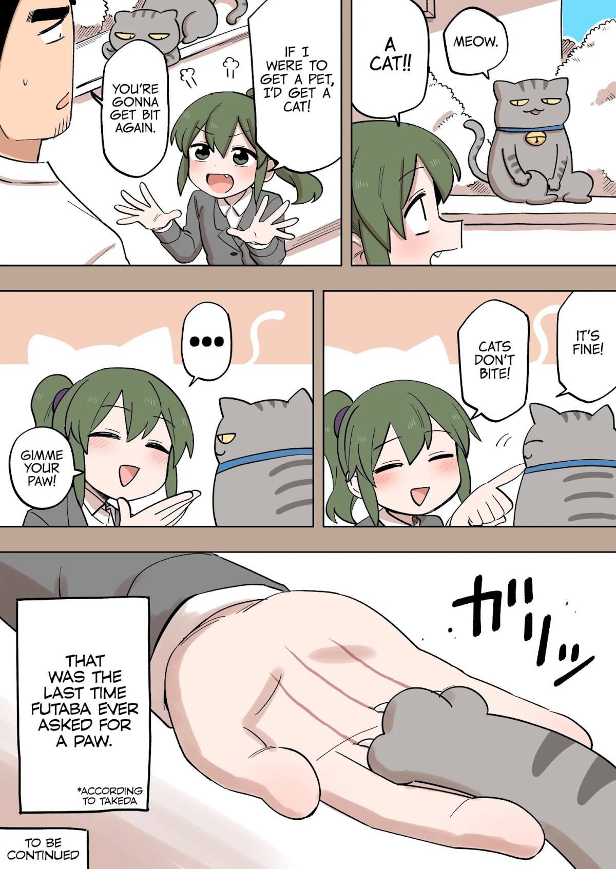 Senpai ga Urusai Kouhai no Hanashi Chapter 159.5 page 5 - Chapter 159.5: Animals tend to like a certain type of person