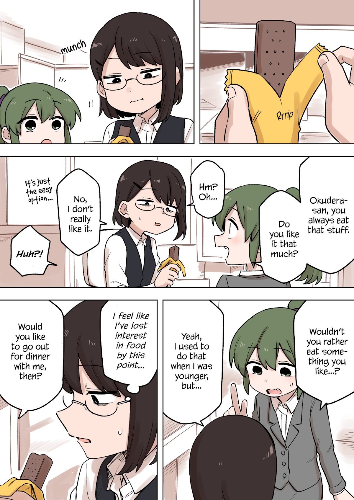Senpai ga Urusai Kouhai no Hanashi Chapter 164 page 1 - Chapter 164: Taking Okudera Out