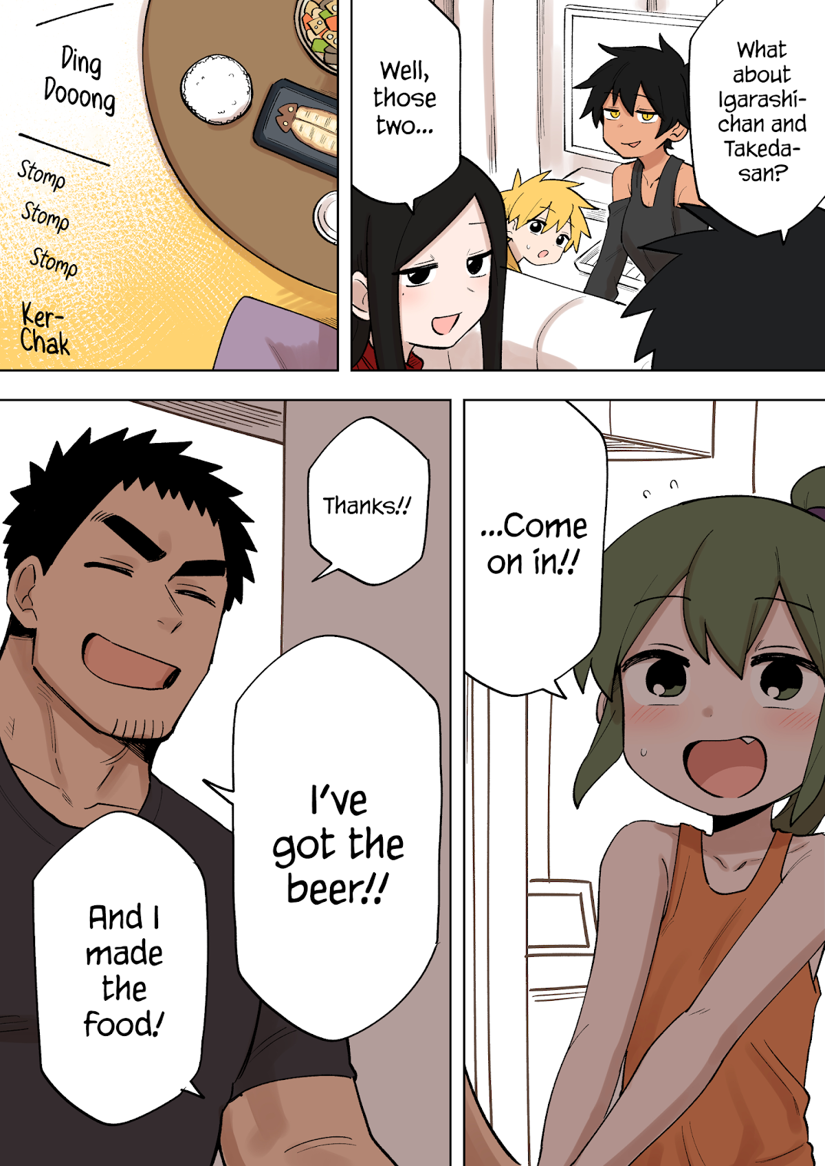 Senpai ga Urusai Kouhai no Hanashi Chapter 166.5 page 2 - Chapter 166.5: Together with everyone (Anime Celebration)