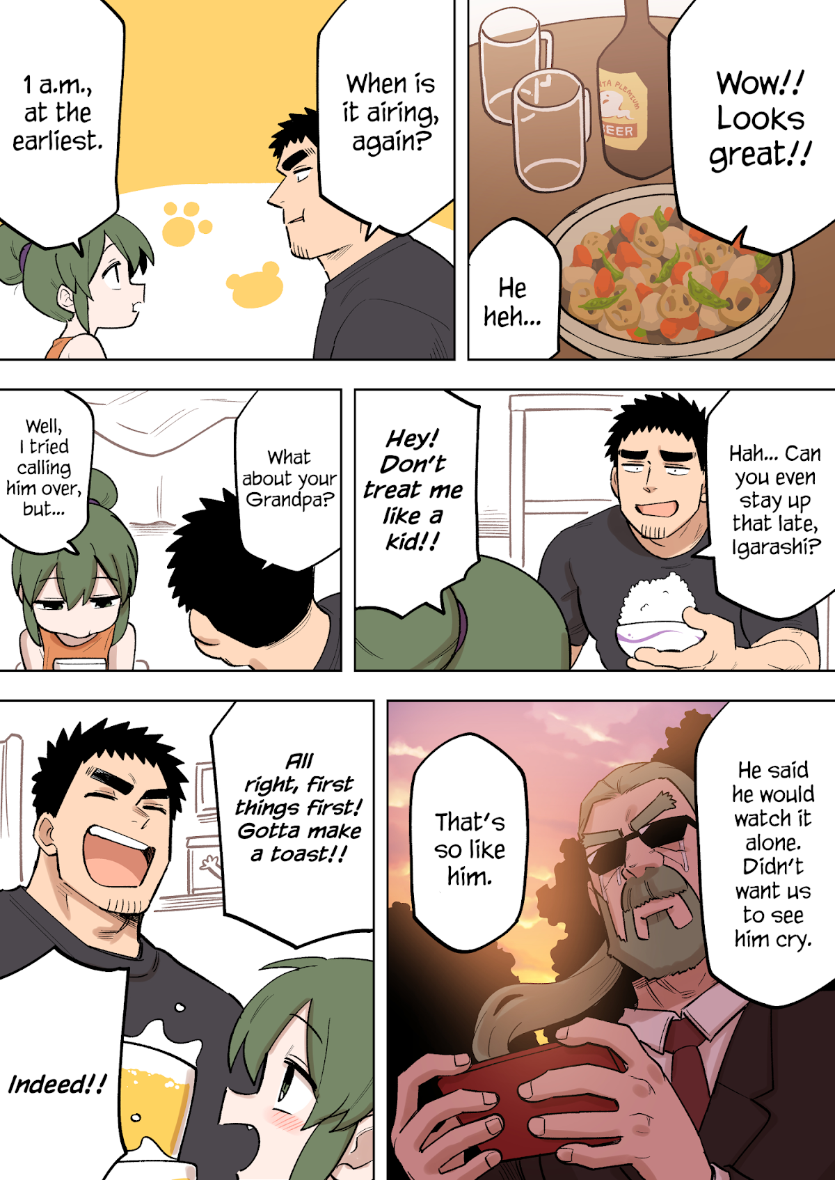 Senpai ga Urusai Kouhai no Hanashi Chapter 166.5 page 3 - Chapter 166.5: Together with everyone (Anime Celebration)