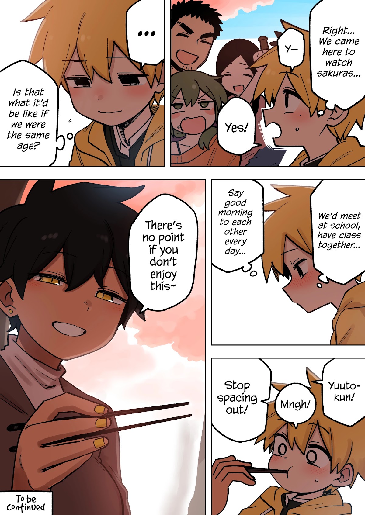 Senpai ga Urusai Kouhai no Hanashi Chapter 180 page 4 - Chapter 180