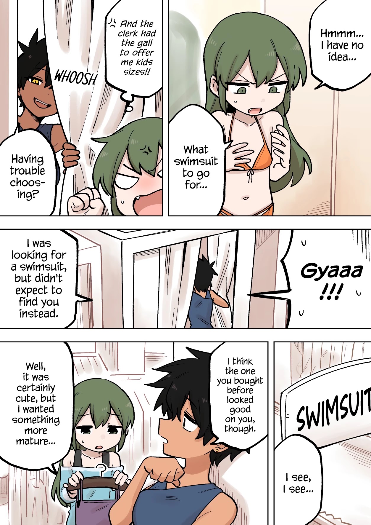 Senpai ga Urusai Kouhai no Hanashi Chapter 191 page 1 - Chapter 191: Choosing a swimsuit