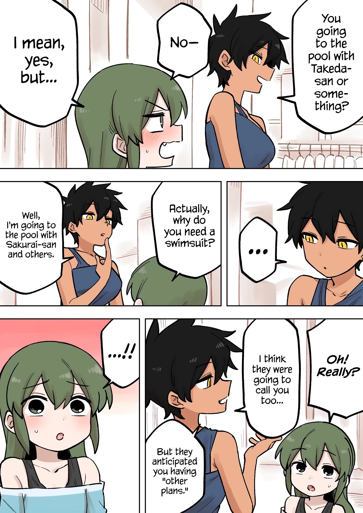 Senpai ga Urusai Kouhai no Hanashi Chapter 191 page 2 - Chapter 191: Choosing a swimsuit