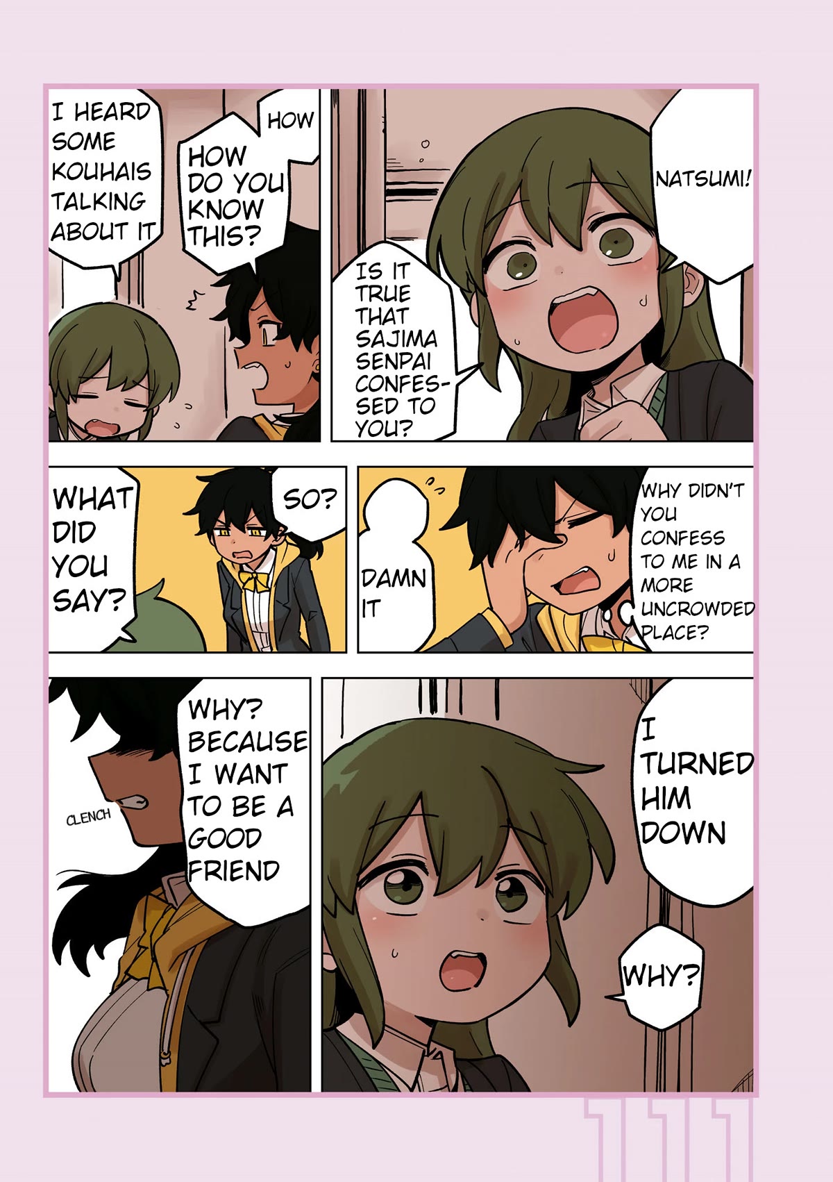 Senpai ga Urusai Kouhai no Hanashi Chapter 218.5 page 9 - Chapter 218.5: I can't escape from this feeling