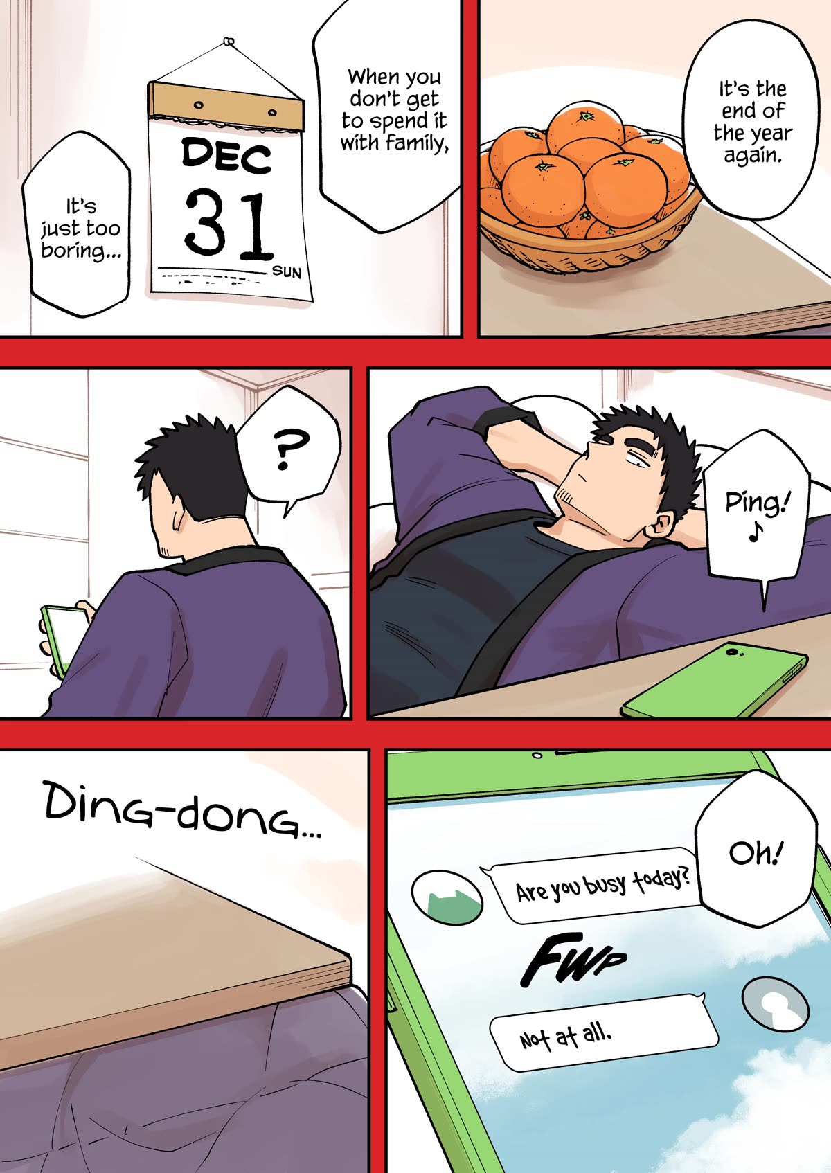 Senpai ga Urusai Kouhai no Hanashi Chapter 230.5 page 1 - Chapter 230.5: New Year's Special