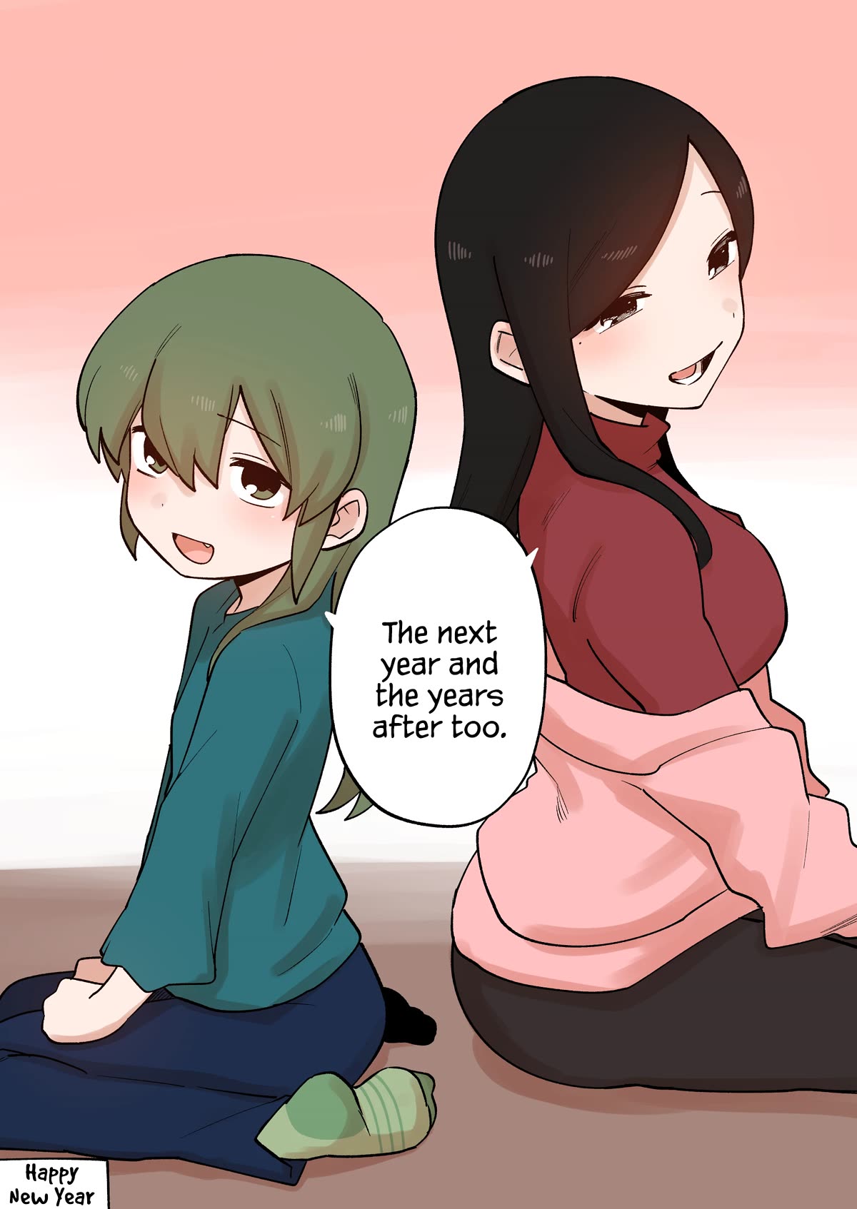 Senpai ga Urusai Kouhai no Hanashi Chapter 230.5 page 8 - Chapter 230.5: New Year's Special