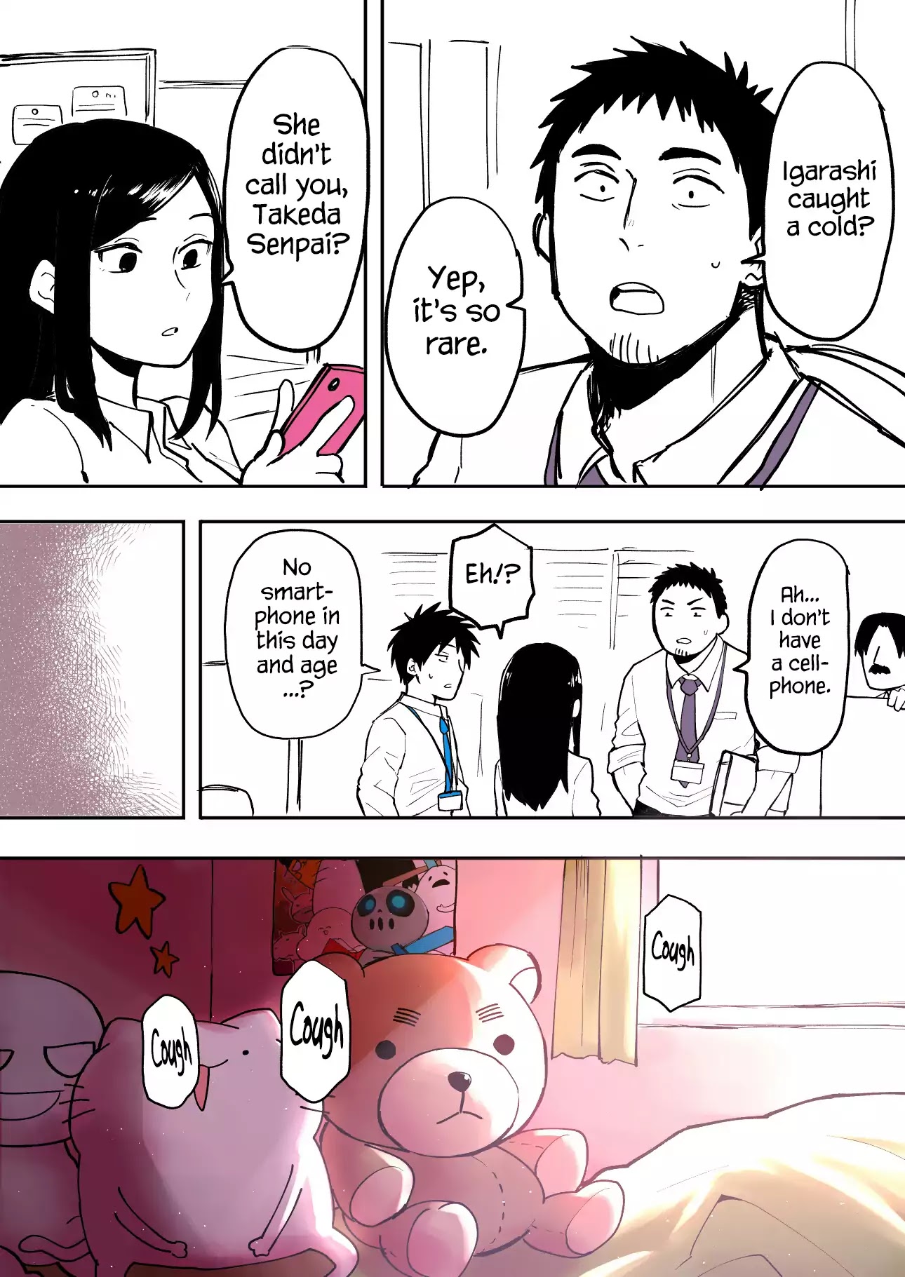 Senpai ga Urusai Kouhai no Hanashi Chapter 7 page 1 - Chapter 7