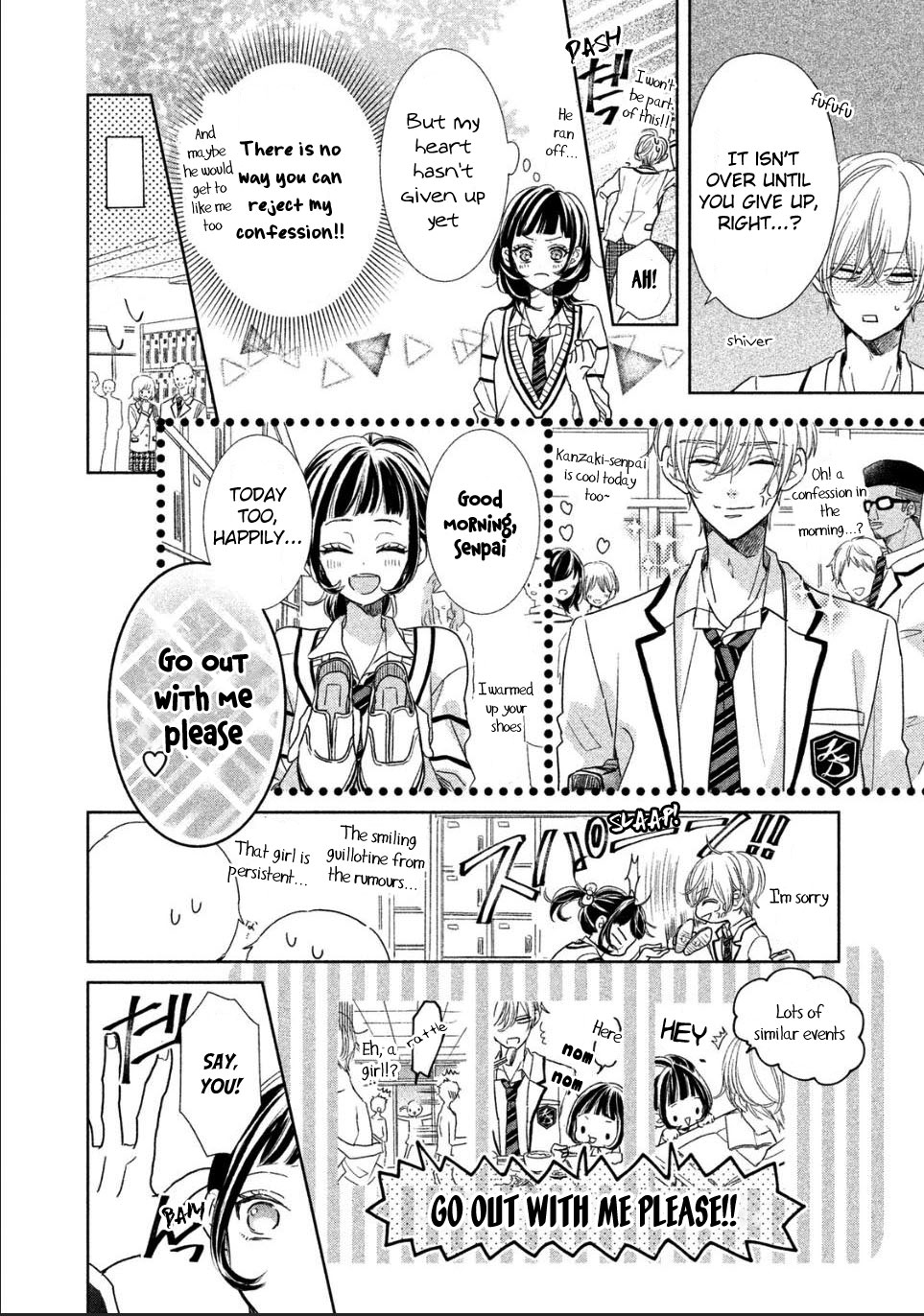 Senpai! Ima Kara Kokurimasu! Chapter 1 page 11 - Chapter 1 : The smilling guillotine VS the love zombie Koharu