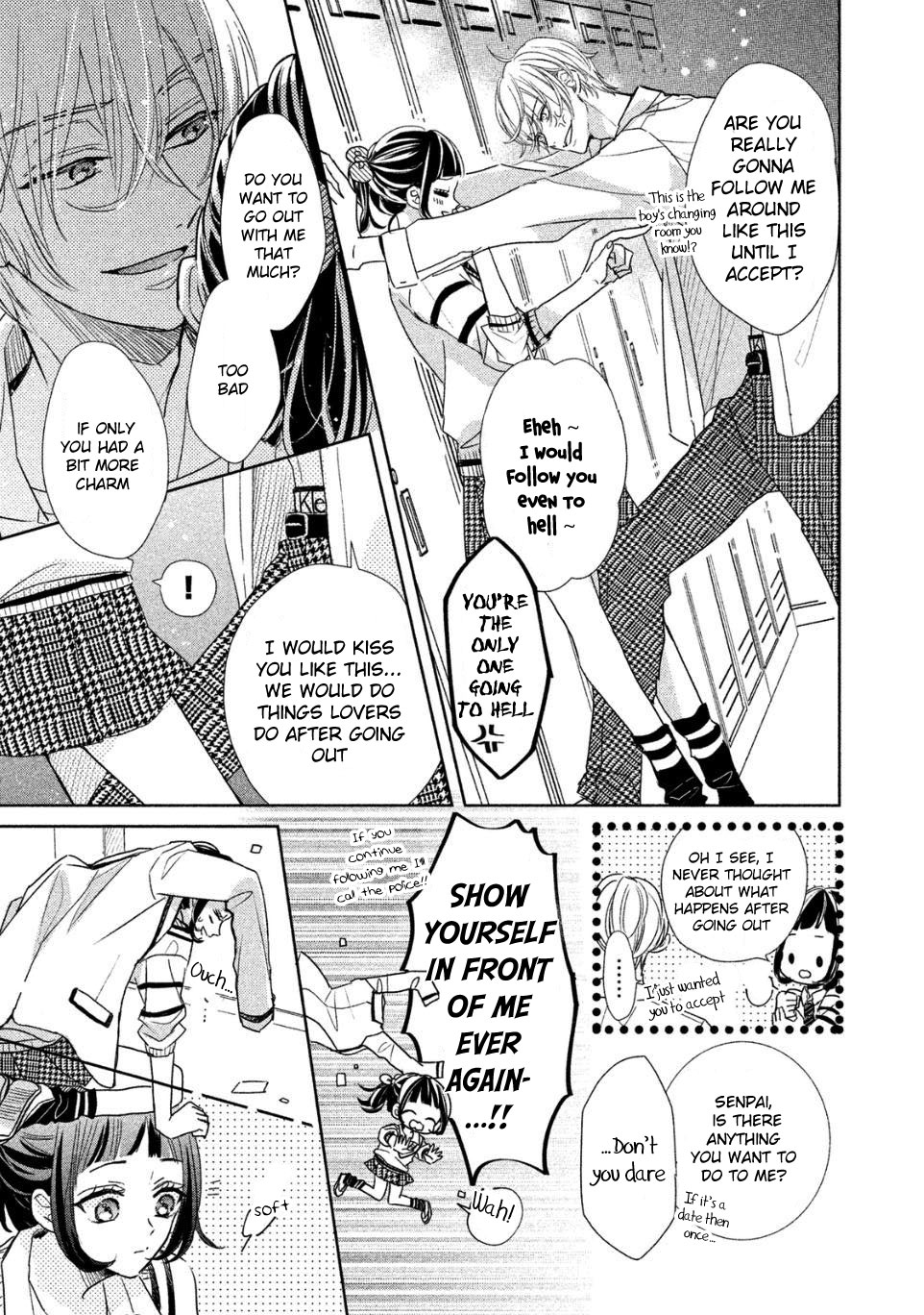 Senpai! Ima Kara Kokurimasu! Chapter 1 page 12 - Chapter 1 : The smilling guillotine VS the love zombie Koharu