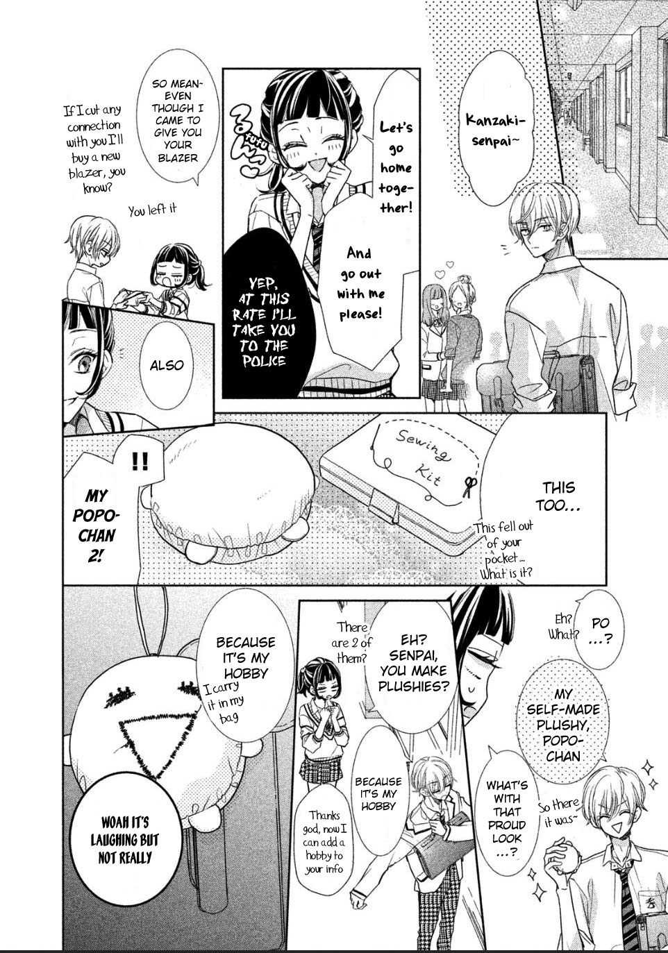 Senpai! Ima Kara Kokurimasu! Chapter 1 page 13 - Chapter 1 : The smilling guillotine VS the love zombie Koharu
