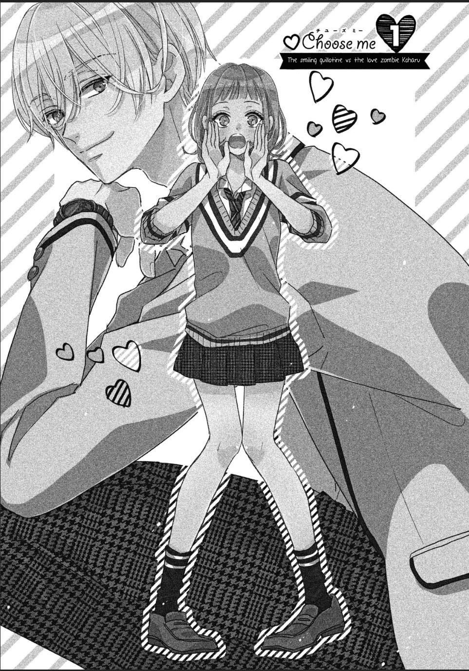 Senpai! Ima Kara Kokurimasu! Chapter 1 page 3 - Chapter 1 : The smilling guillotine VS the love zombie Koharu