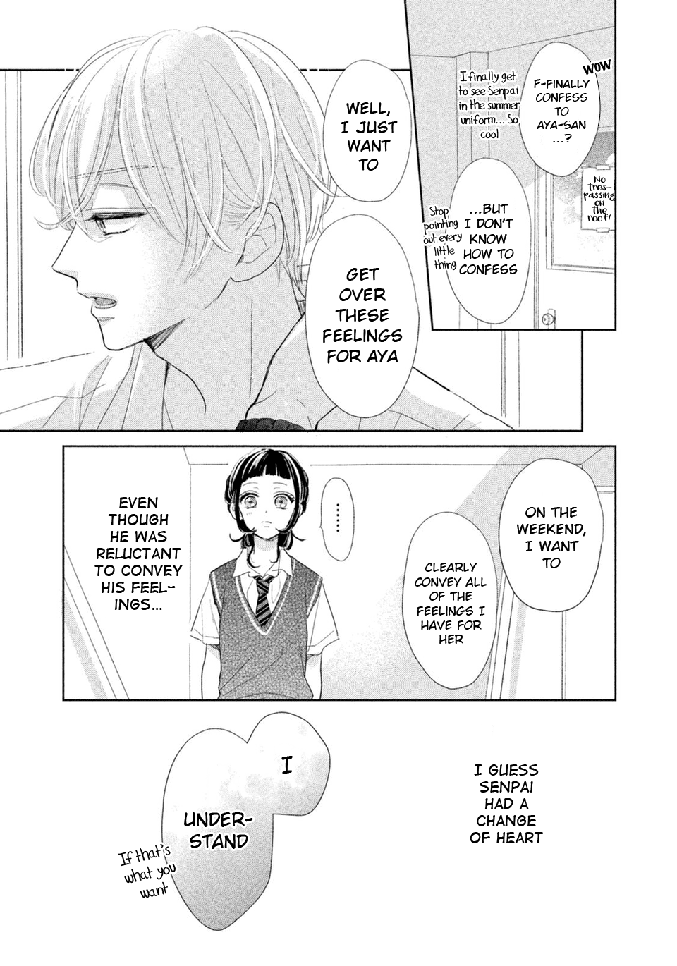 Senpai! Ima Kara Kokurimasu! Chapter 10 page 4 - Chapter 10: I won't let you be alone