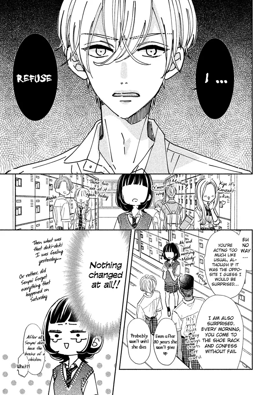Senpai! Ima Kara Kokurimasu! Chapter 14 page 4 - Chapter 14: Senpai's First act of Affection