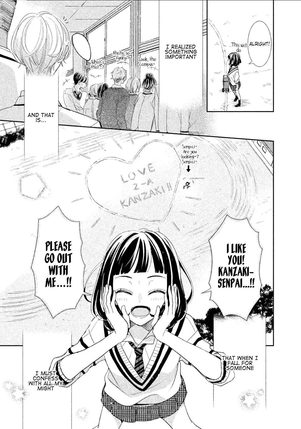 Senpai! Ima Kara Kokurimasu! Chapter 2 page 4 - Chapter 2 : My name and a 5%