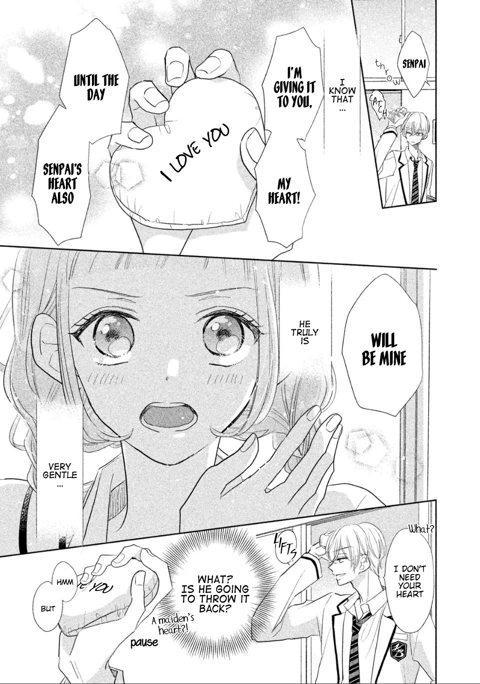 Senpai! Ima Kara Kokurimasu! Chapter 5 page 8 - Chapter 5: Don't crush my heart
