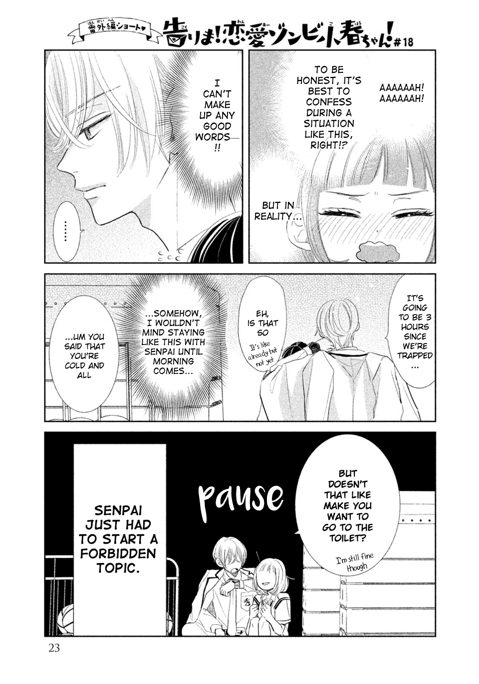 Senpai! Ima Kara Kokurimasu! Chapter 7 page 25 - Chapter 7: Just the two of them in the warehouse