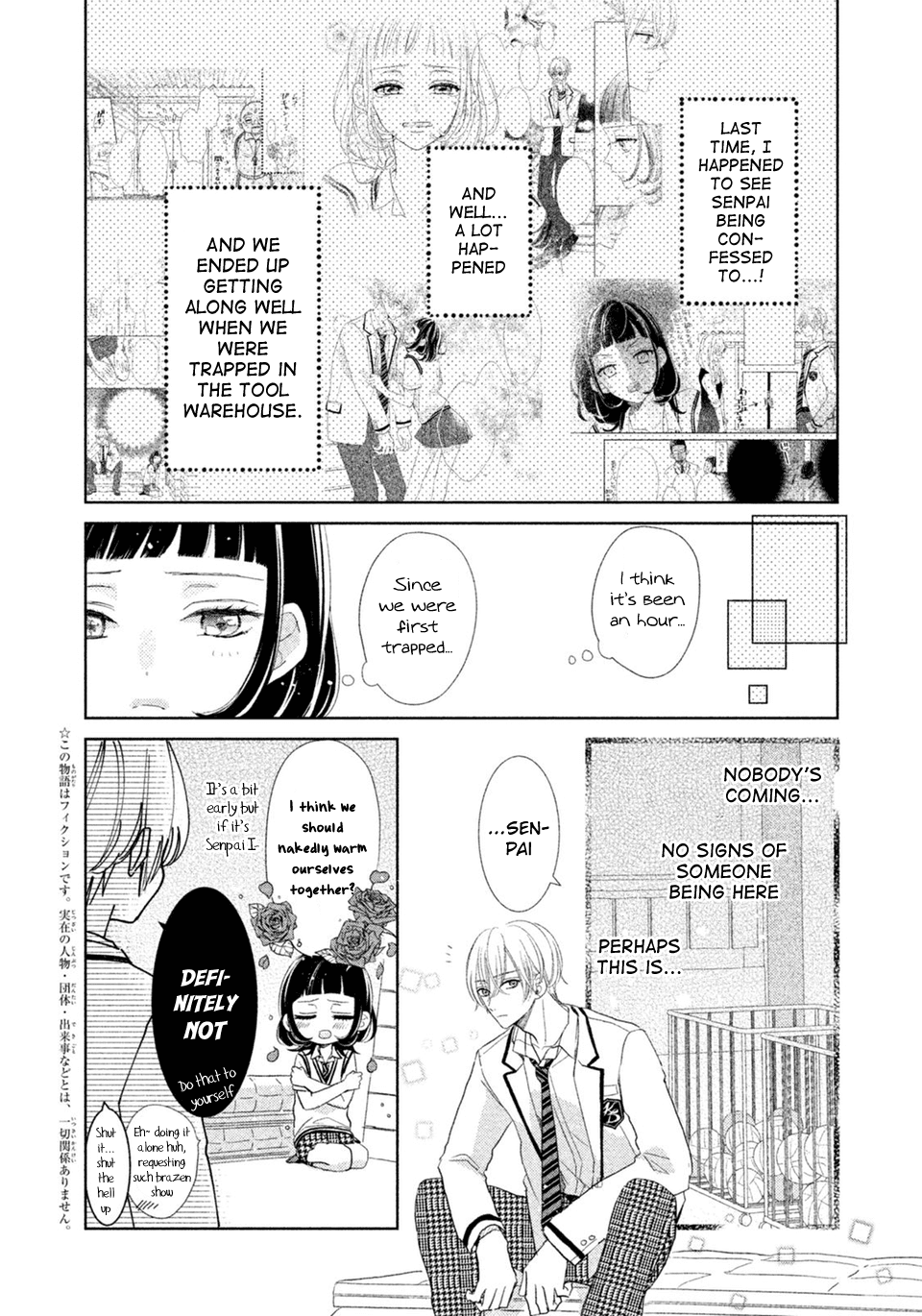 Senpai! Ima Kara Kokurimasu! Chapter 7 page 8 - Chapter 7: Just the two of them in the warehouse