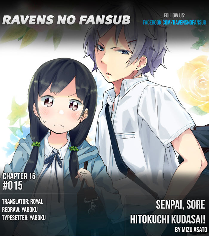 Senpai, Sore Hitokuchi Kudasai! Chapter 15 page 1 - Chapter 15